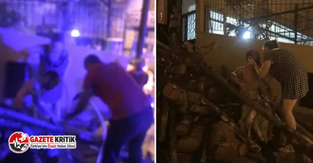 Dehşete düşüren anlar: Sokakta yürürken bir anda alev aldı