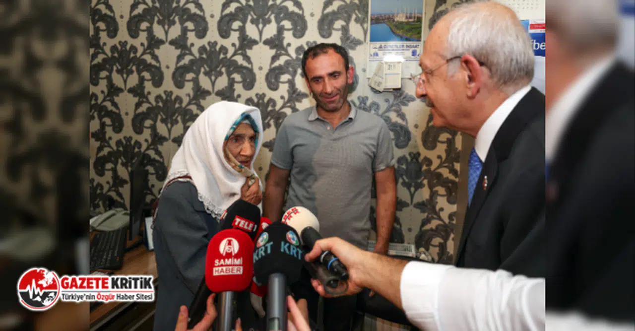 ERZURUMLU VATANDAŞ DERDİNİ KILIÇDAROĞLU'NA ANLATTI