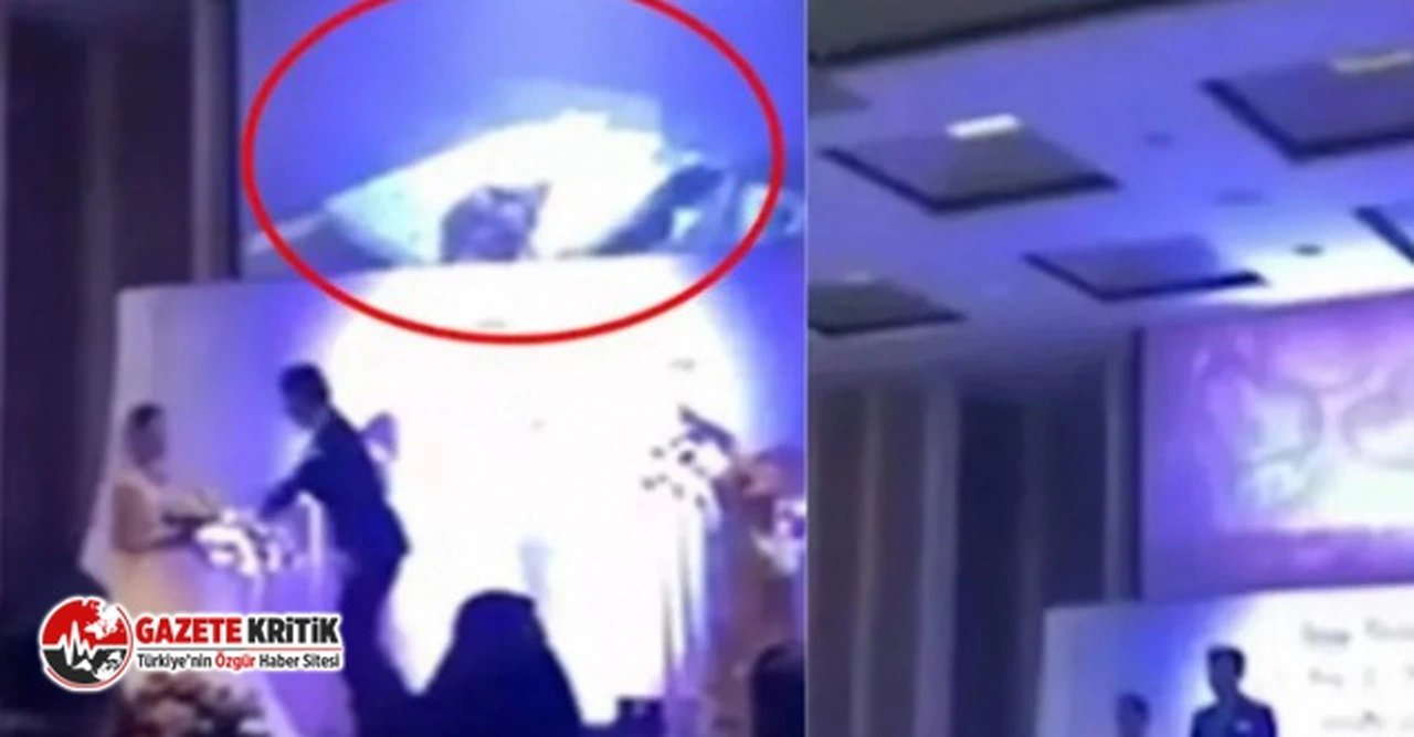 Eşi tarafından aldatılan damat, eşini düğün töreninde ifşa etti