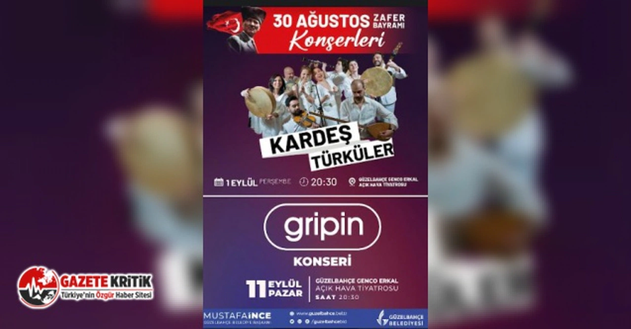 Güzelbahçe’de 2. Zafer Bayramı Konserleri Başlıyor
