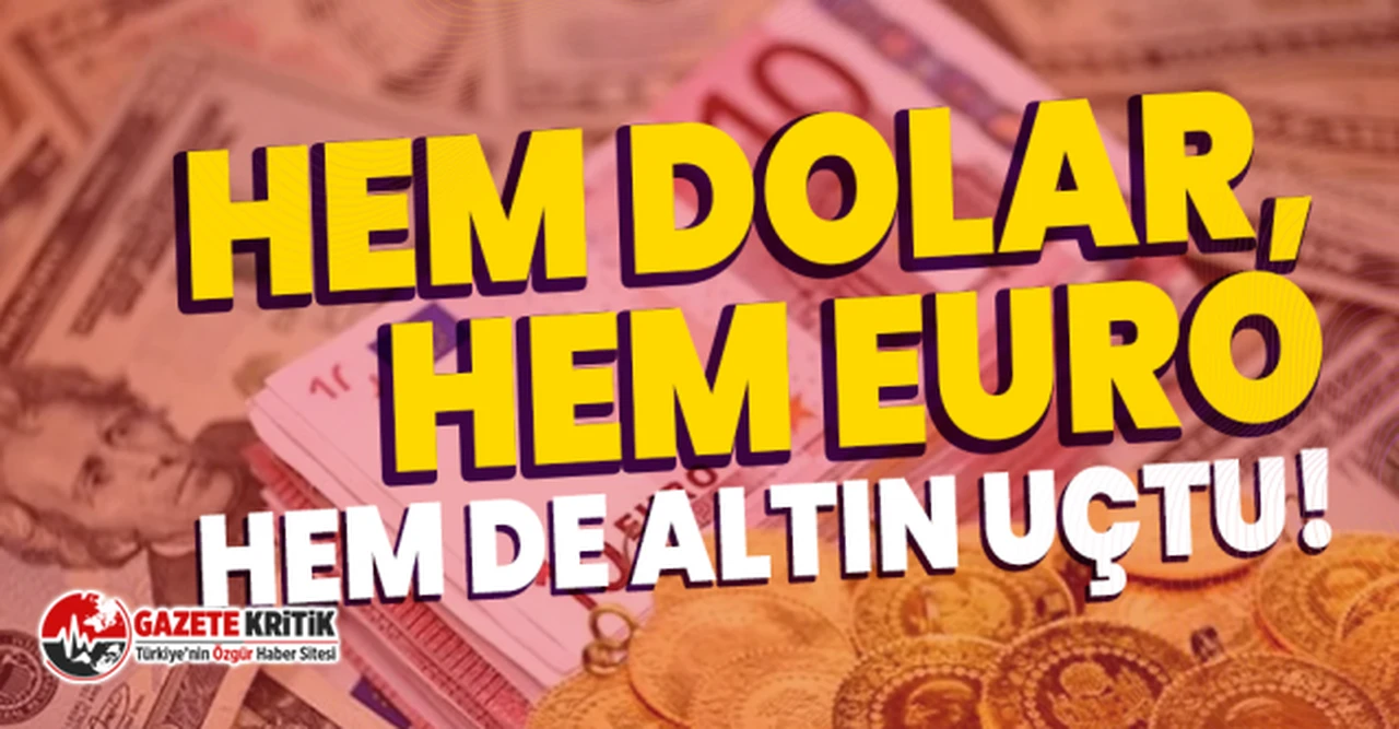 Hem dolar, hem Euro hem de altın uçtu!