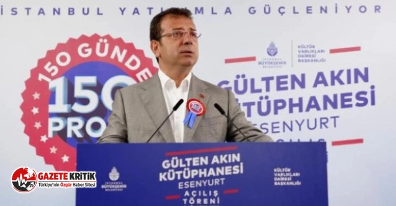İBB Başkanı İmamoğlu, görevindeki üçüncü yılında neler yaptığını anlattı!