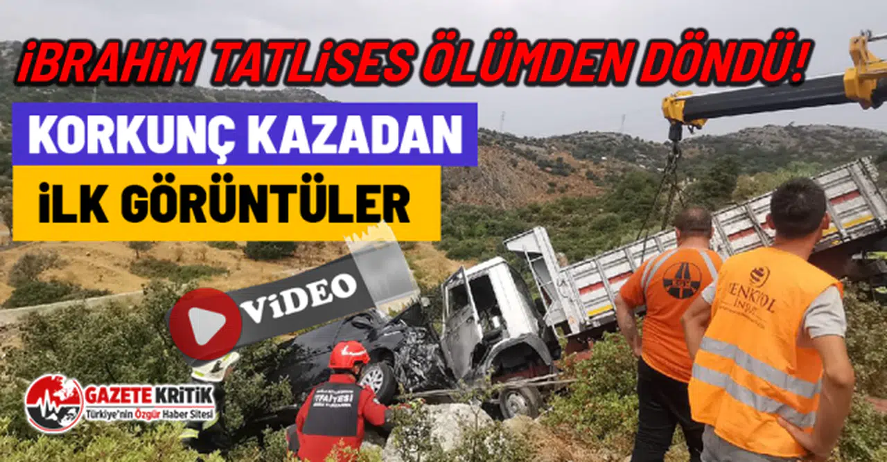 İbrahim Tatlıses ölümden döndü! Korkunç kazadan ilk görüntüler