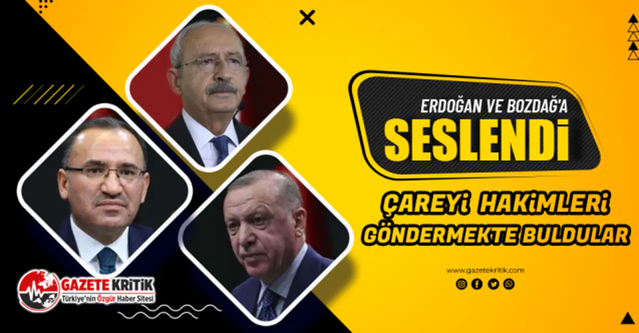 Kılıçdaroğlu, Erdoğan ve Bozdağ'a seslendi!