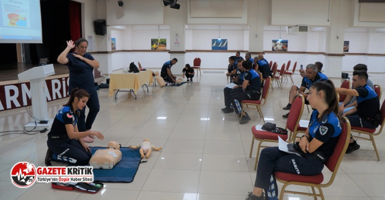 Marmaris Belediyesinde, Zabıta Personeline ‘Hayat Kurtaran’ Eğitim