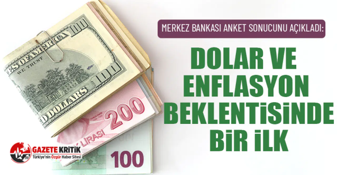 Merkez Bankası anket sonucunu açıkladı: Dolar ve enflasyon beklentisinde bir ilk