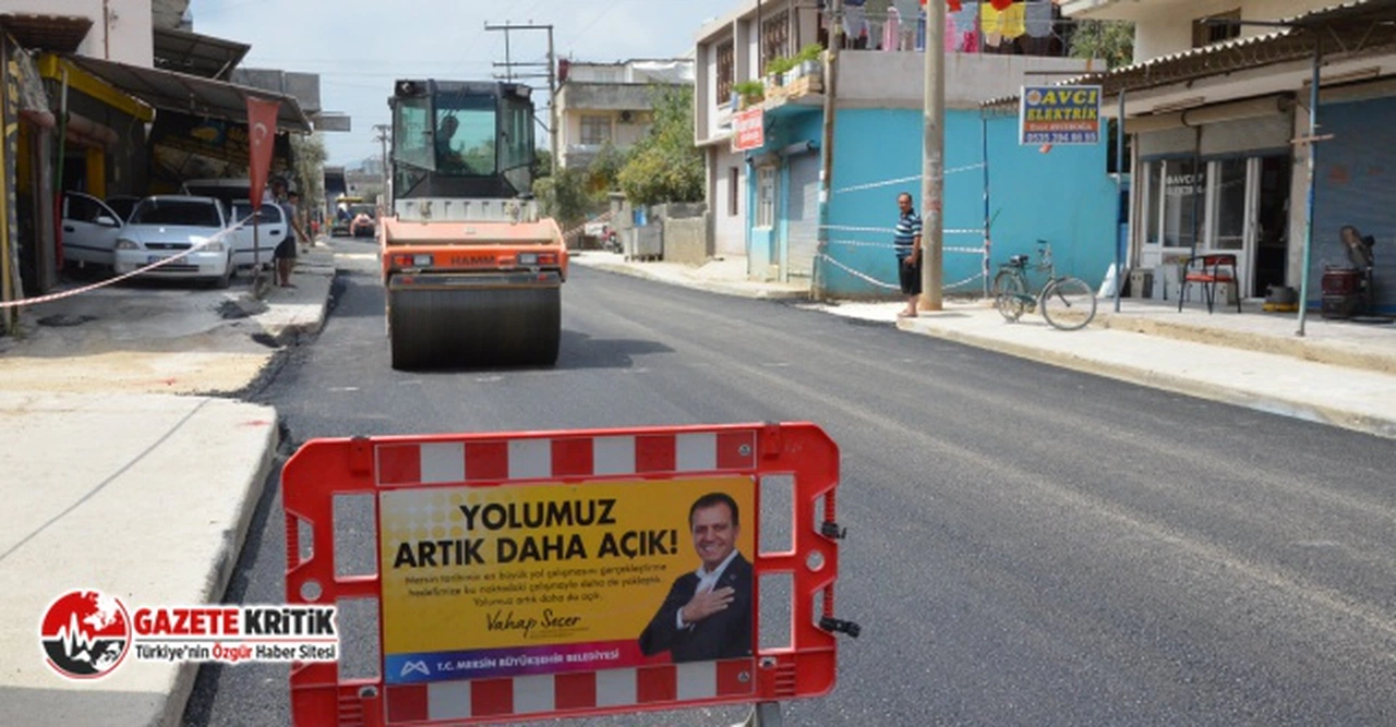 Mersin Büyükşehir Belediyesi, Memnuniyet Verici Yol Çalışmalarına Devam Ediyor