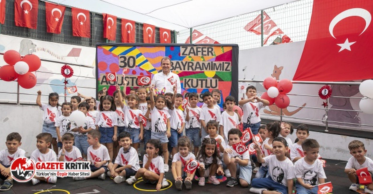 Mersin Büyükşehir’in 30 Ağustos Coşkusu Münir Özkul Kreşi’nde Bu Yıl Erken Başladı