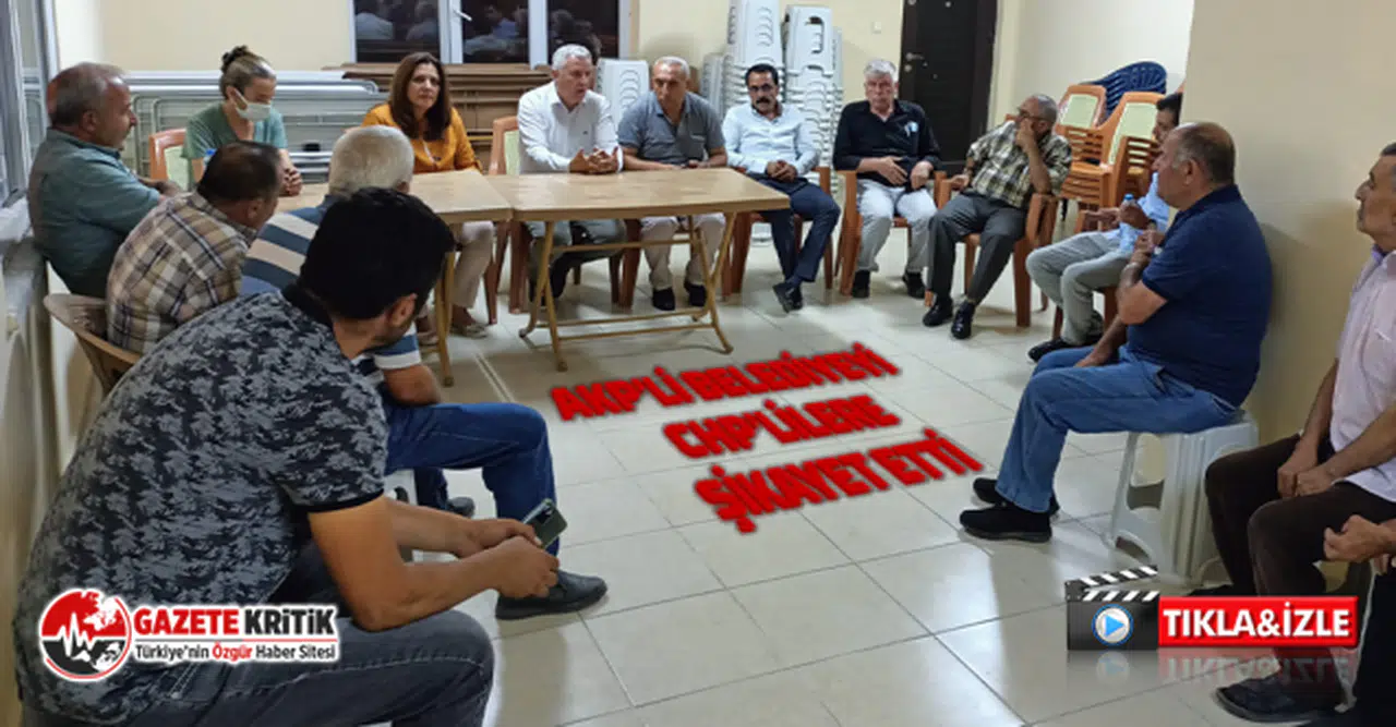 Muhtar AKP'li Belediyeyi CHP'li Çetin Arık'a Şikayet Etti