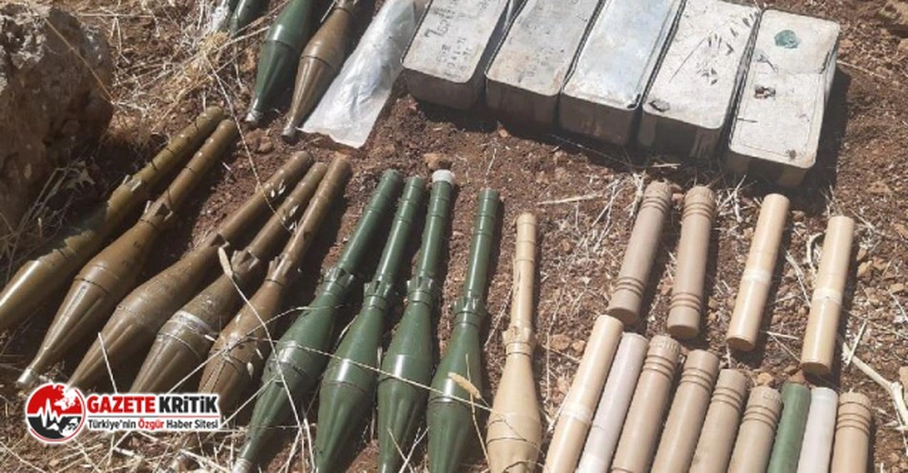 Pençe-Kilit bölgesinde teröristlerin cephaneleri imha edildi