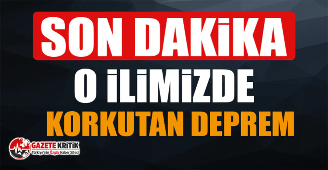 Son Dakika: Çorum'da korkutan deprem