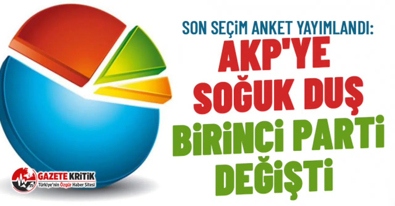 Son seçim anket yayımlandı: AKP'ye soğuk duş; birinci parti değişti