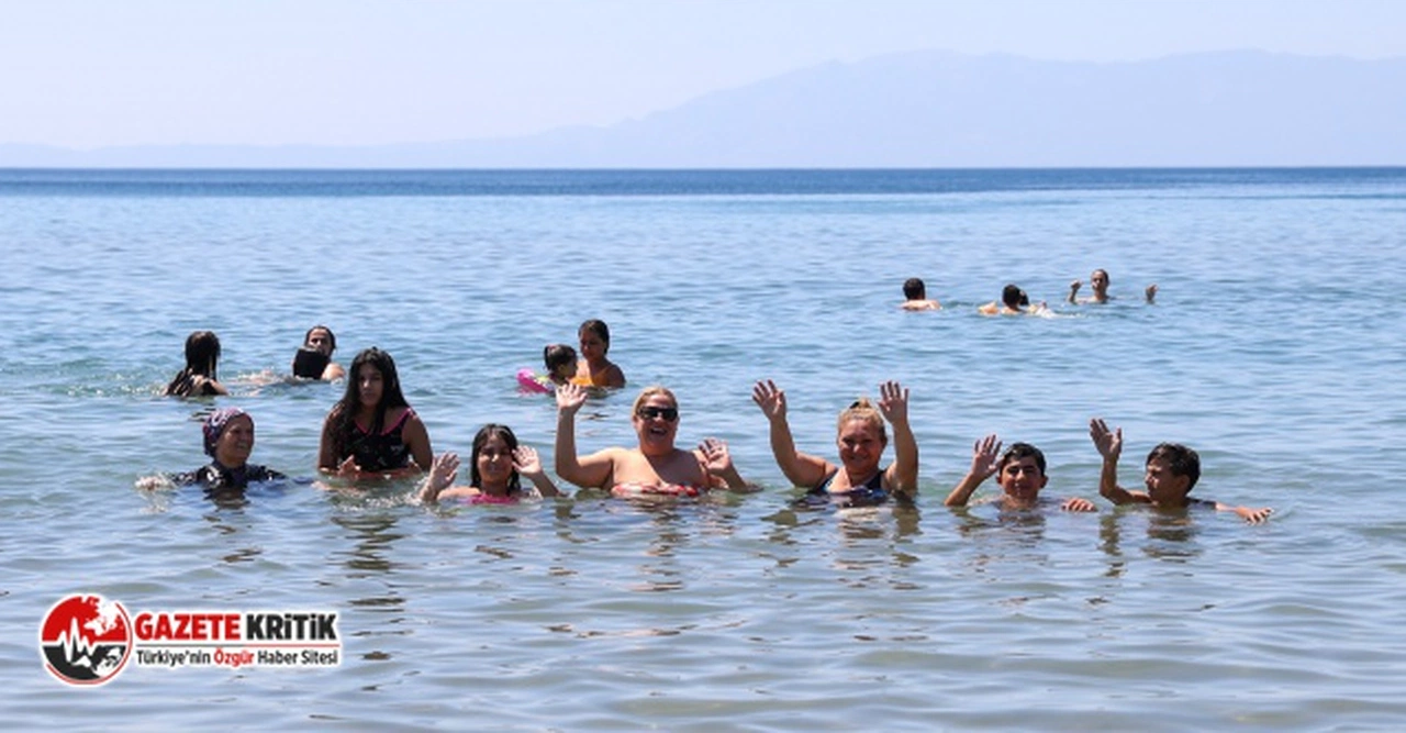 Sosyal Belediyecilik:Buca Belediyesi'nden anne ve çocuklara deniz keyfi
