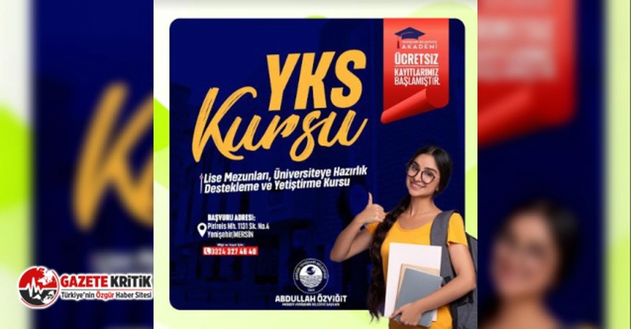 Yenişehir Belediyesi YKS kursu kayıtları başladı
