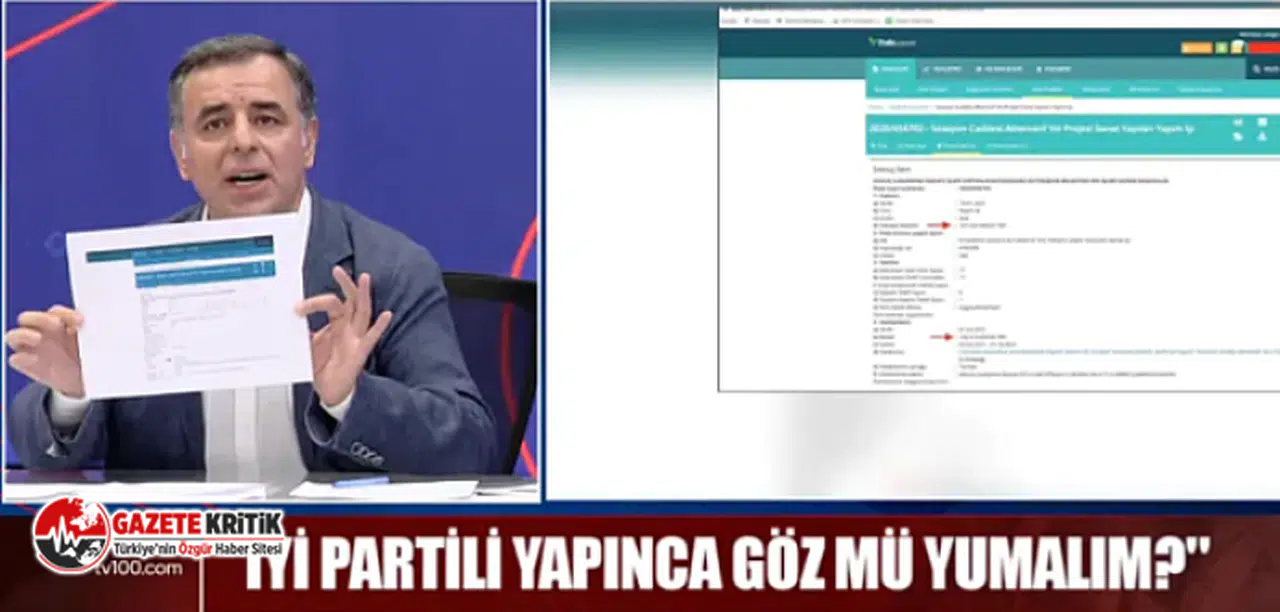 Barış Yarkadaş belgesini yayınladı:" Ankara Büyükşehir'den İYİ Partili vekilin şirketine  107 milyonluk iş"