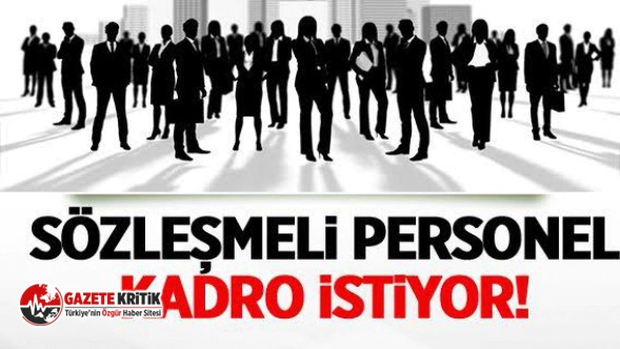 Birleşik Kamu İş Konfederasyonu:Sözleşmeli Personeller Kadro İstiyor
