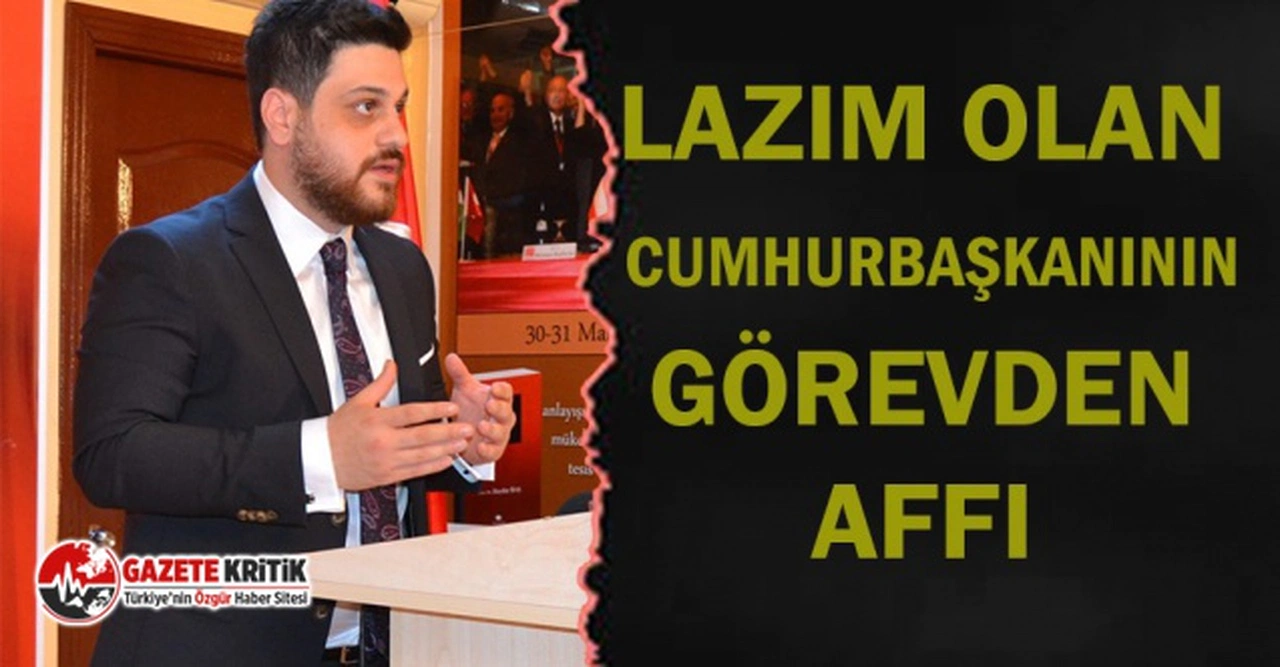 BTP lideri Hüseyin Baş:“Lazım olan Cumhurbaşkanının görevden affı