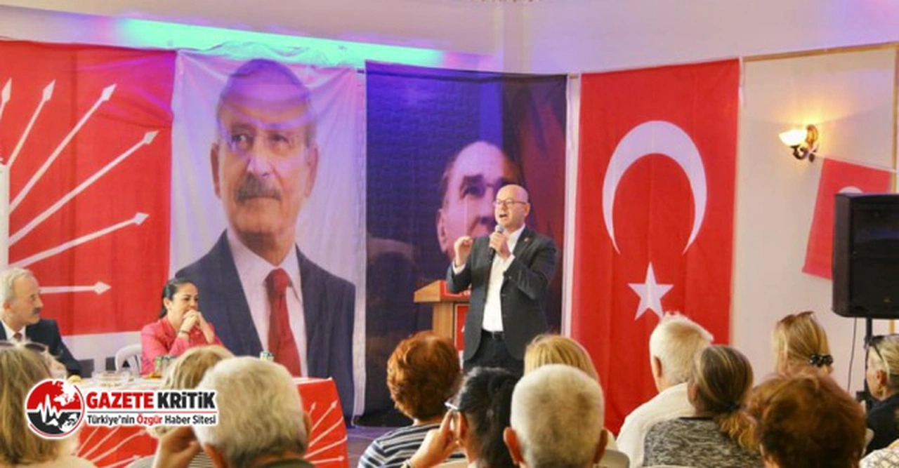 CHP Balıkesir İl Başkanı Serkan Sarı, Marmara Adası'nda 32 kişiye yeni rozetini taktı