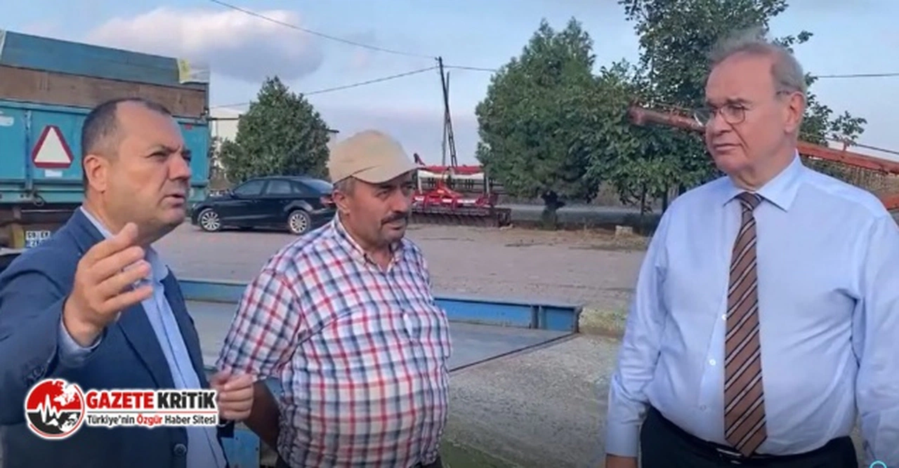 CHP GENEL BAŞKAN YARDIMCISI ÖZTRAK VE TEKİRDAĞ VEKİLİ AYGUN, AYÇİÇEK ÜRETİCİSİNİN SORUNLARINI DİNLEDİ