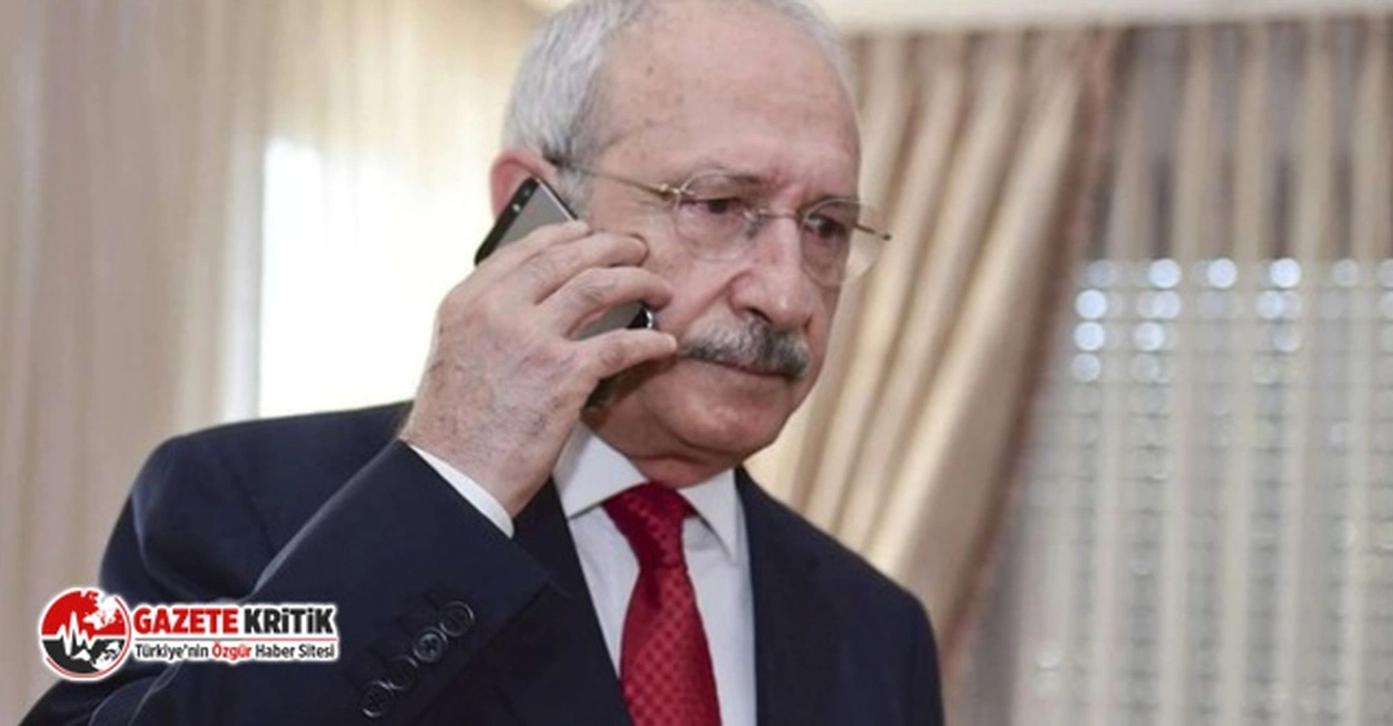 CHP GENEL BAŞKANI KEMAL KILIÇDAROĞLU’NDAN ŞEHİT AİLELERİNE TAZİYE TELEFONU