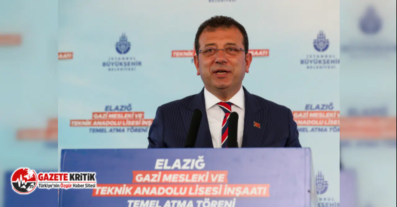 İMAMOĞLU'NDAN CHP LİDERİ KILIÇDAROĞLU'NA: “SİZ BUGÜN ANA MUHALEFET LİDERİSİNİZ, YARIN BU ÜLKENİN BAŞINDASINIZ”
