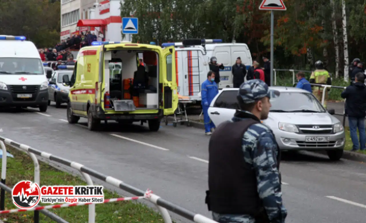 Rusya'da bir okula saldırı:7'si çocuk 13 kişi hayatını kaybetti!