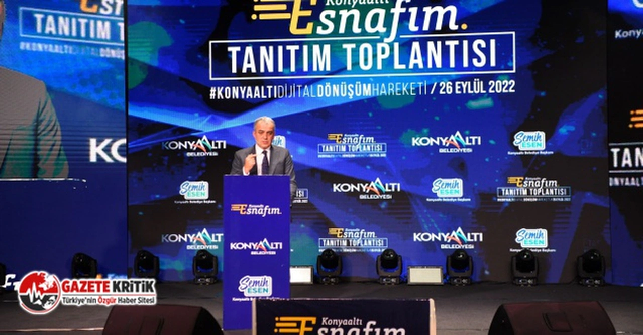 Sosyal Belediyecilik:Konyaaltı Belediyesi 'Esnafım' uygulamasını tanıttı