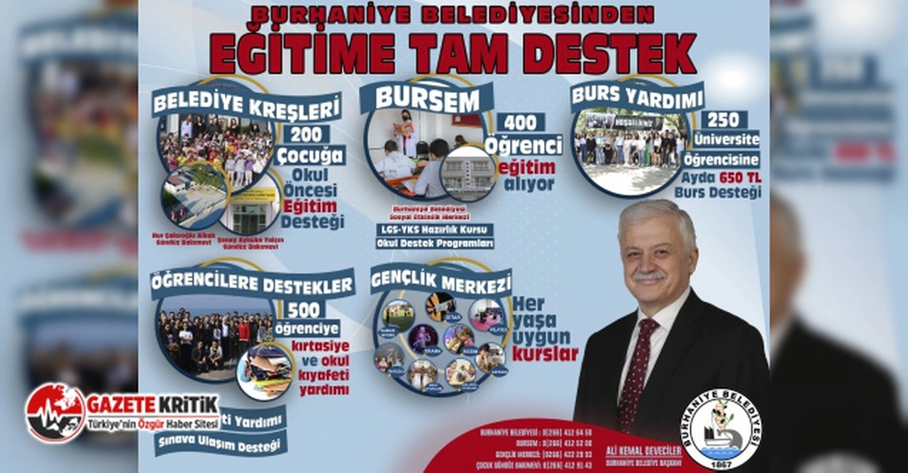 Sosyal Belediyecilik:Burhaniye Belediyesi Eğitime Destekte Fark Yaratıyor
