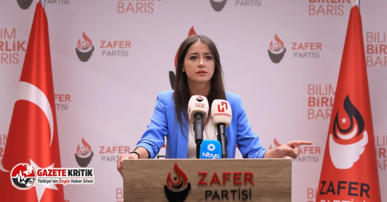 ZAFER PARTİSİ SÖZCÜSÜ SEVDA GÜL TUNÇER:AKP’NİN ÖZ EVLATLARIYLA MASA KURAN CHP AMA İKTİDARA DESTEK OLAN ZAFER PARTİSİ ÖYLE Mİ?