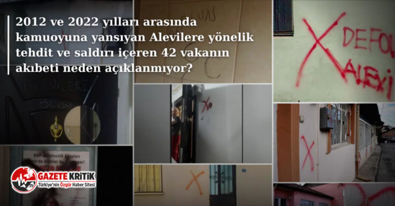 Ali Kenanoğlu:Alevilere yönelik tehdit ve saldırı içeren 42 vakanın akıbeti neden açıklanmıyor?