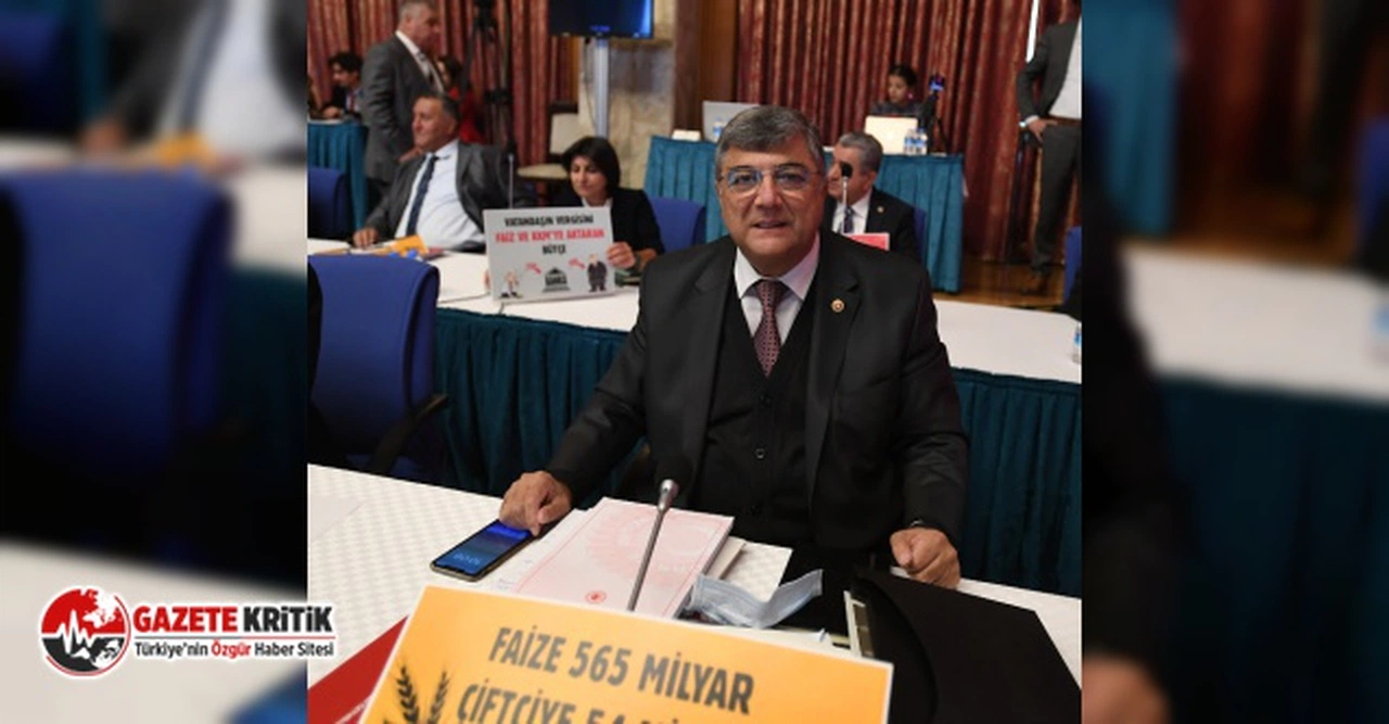 CHP’li Sındır, “2023 yılı bütçesinde tarıma dair ‘umut’ yine yok!”