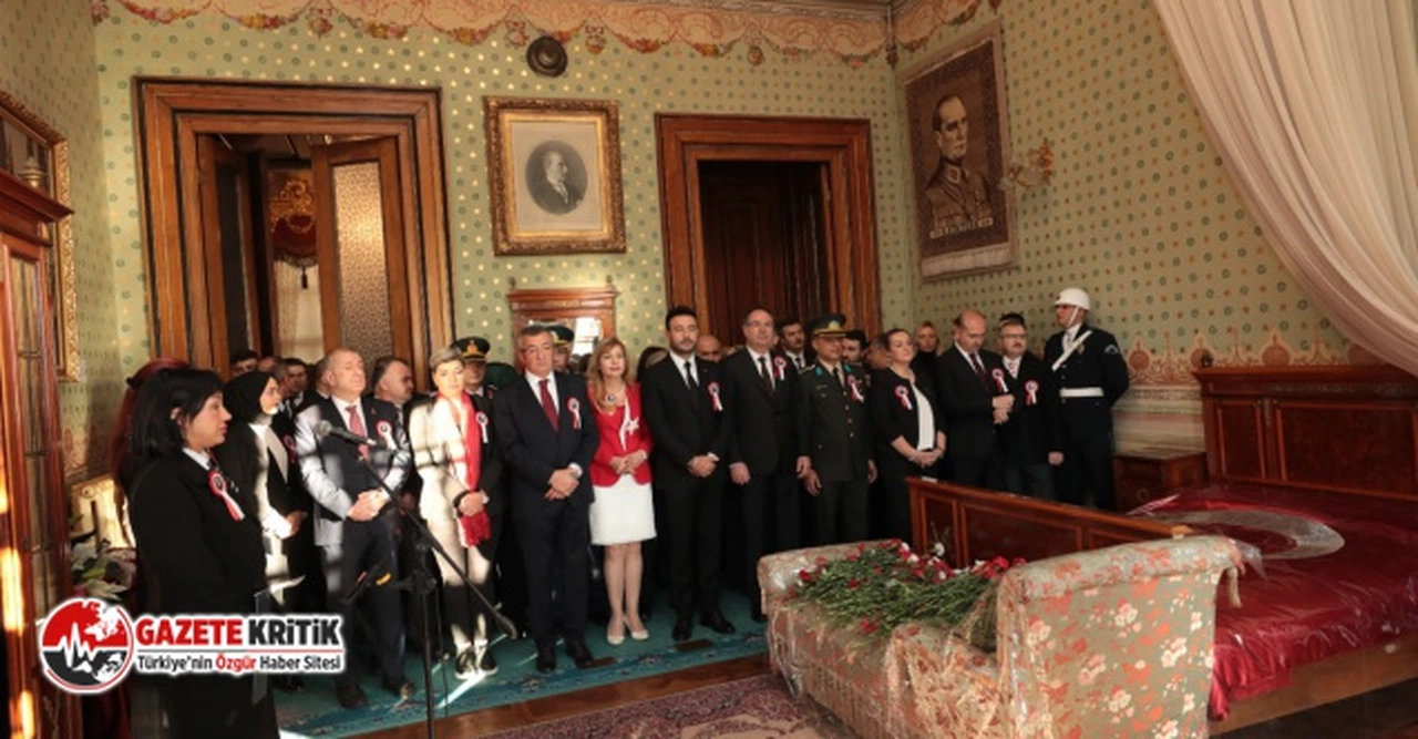 DOLMABAHÇE’DE 10 KASIM TÖRENİNE KATILAN TEK GENEL BAŞKAN ÜMİT ÖZDAĞ OLDU