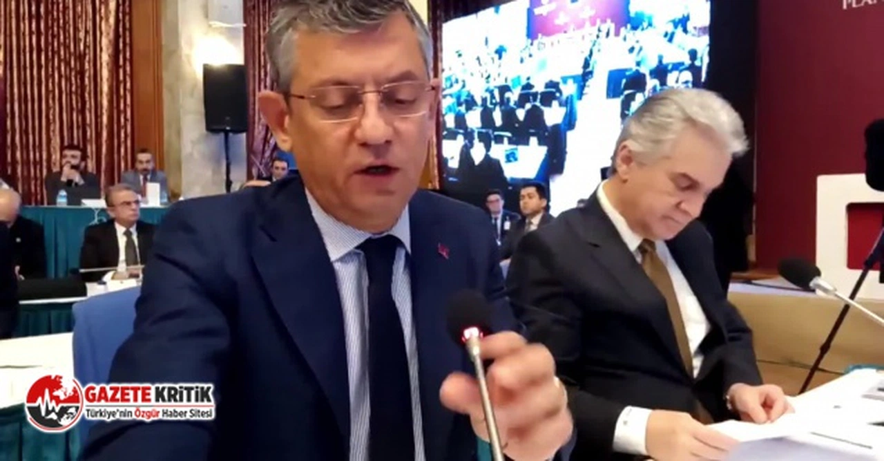 ÖZGÜR ÖZEL: REJİME KASTEDEN ANAYASA DEĞİŞİKLİĞİ BİZİ BURAYA GETİRDİ