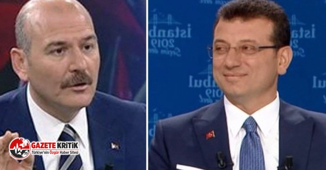 Süleyman Soylu'dan İmamoğlu hakkında suç duyurusu