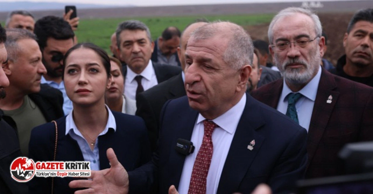 Ümit Özdağ ve beraberindeki heyet Reyhanlı sınırına giderken heyetin araçları arandı; Sembolik mayına el koyuldu