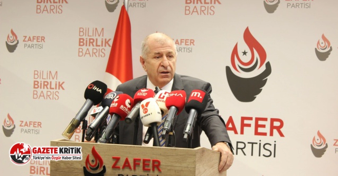 ZAFER PARTİSİ LİDERİ ÜMİT ÖZDAĞ:‘’DAVUTOĞLU ÇAĞRILARIMA HİÇ YANIT VERMEDİ’’