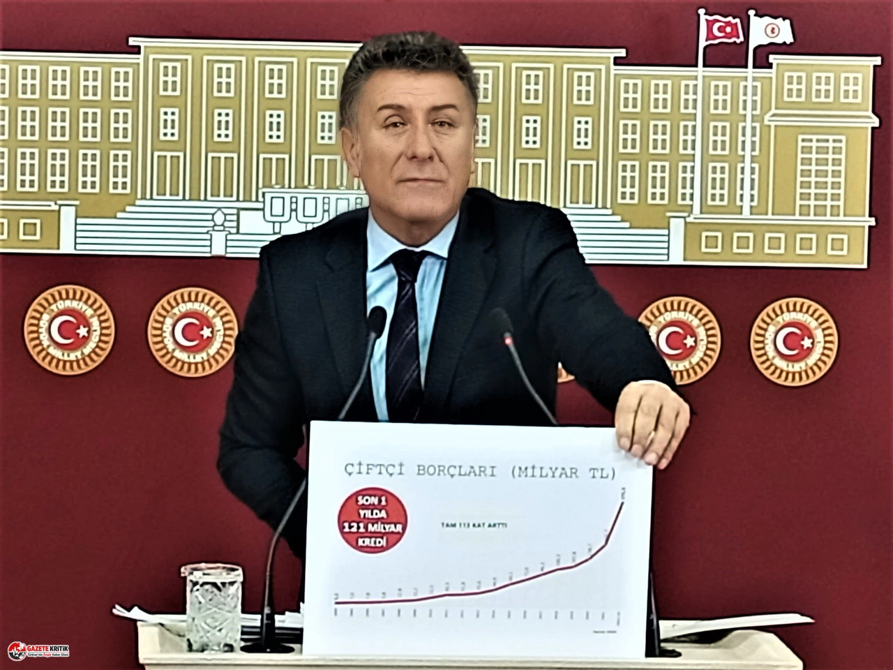 CHP'li Sarıbal: Çiftçi borcu 113 kat arttı
