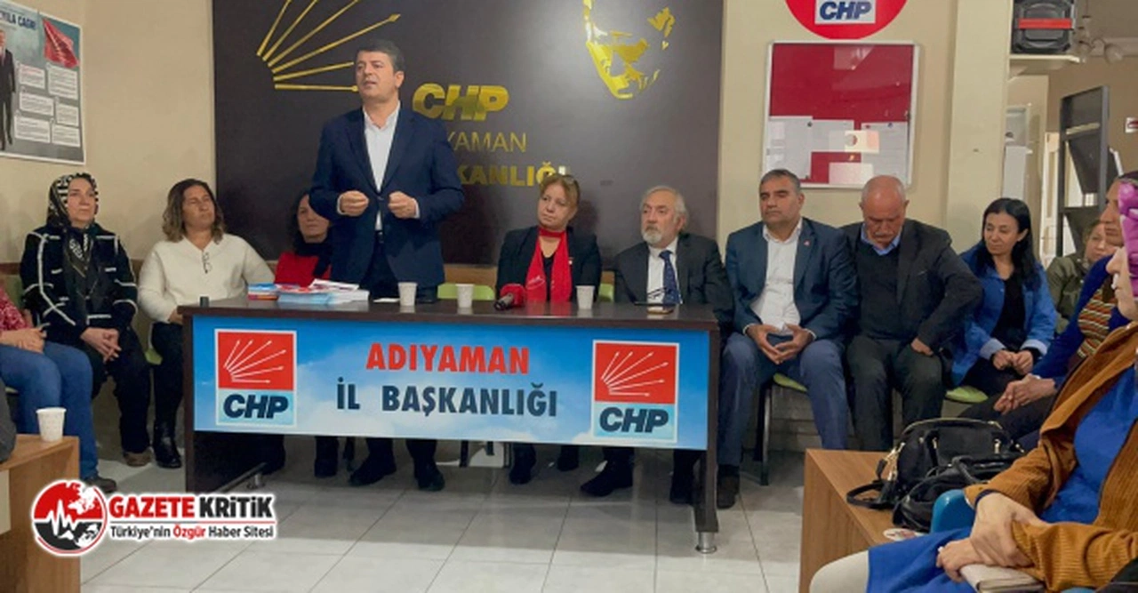 CHP'Lİ TUTDERE BÜTÇE MARATONUNUN ARDINDAN ADIYAMAN PROGRAMINA HIZLI BAŞLADI