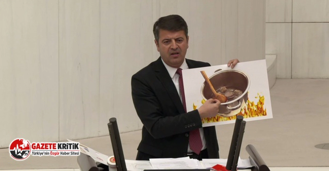 CHP'Lİ TUTDERE: VATANDAŞIN TENCERESİNDE ET YERİNE DERT, AŞ YERİNE TAŞ PİŞİYOR