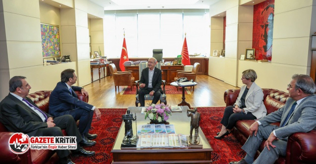 KILIÇDAROĞLU TOBB BAŞKANI HİSARCIKLIOĞLU'NU KABUL ETTİ