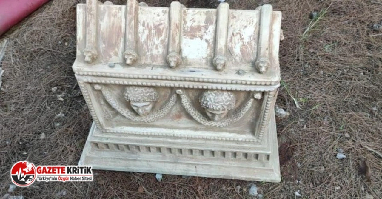 Roma dönemi lahdini 5 milyon liraya satmak isterken yakalandı