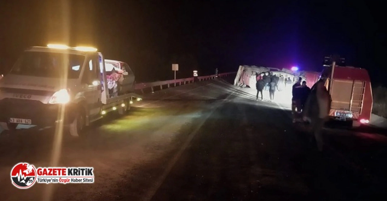 TIR ile otomobil çarpıştı: 1 ölü, 4 yaralı