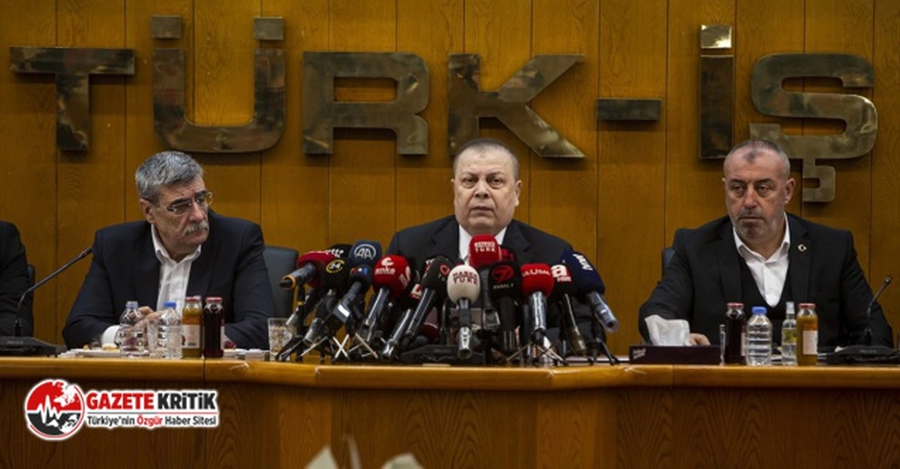 Türk-İş Genel Sekreteri:Bu ülkede ekonomik kriz yok, emekçinin krizi var