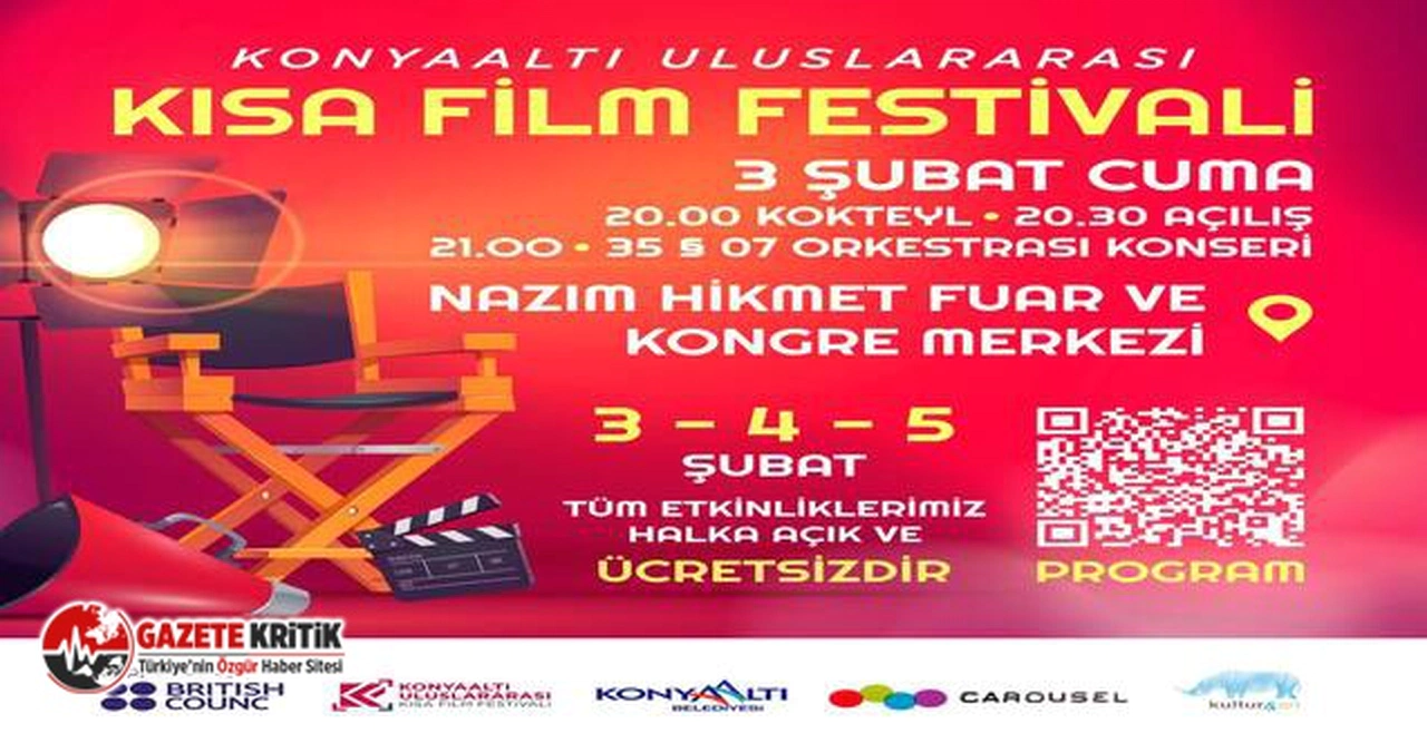 Antalya Konyaaltı'nda Kısa Film Festivali Başlıyor