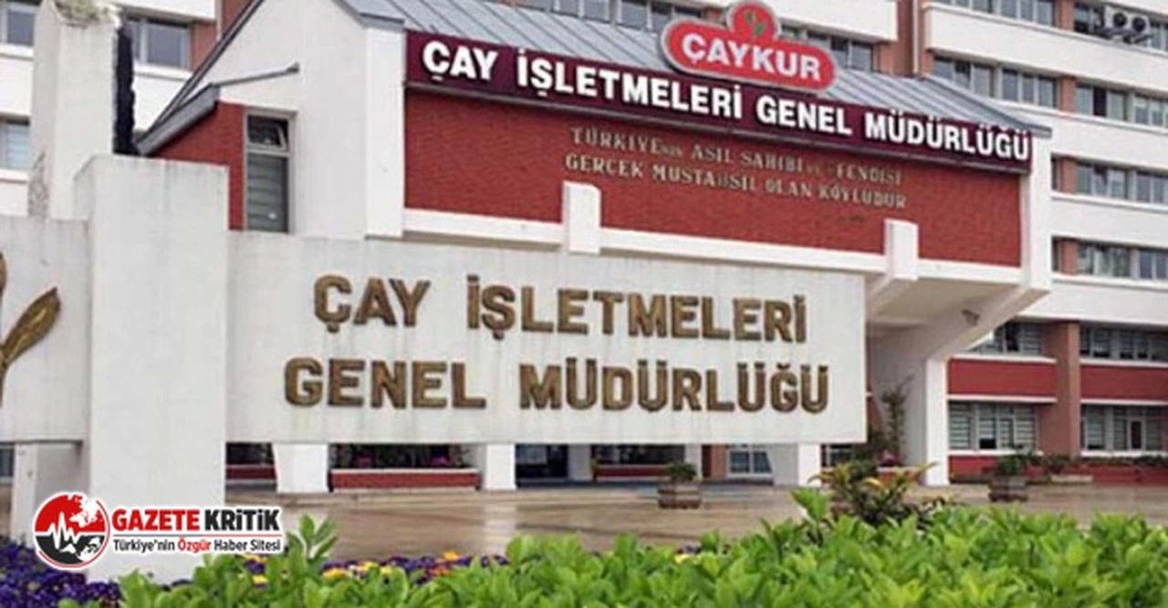 "ÇAYKUR faiz batağında:  588 milyon kredi faizi ödedi, 503 milyon zarar etti"