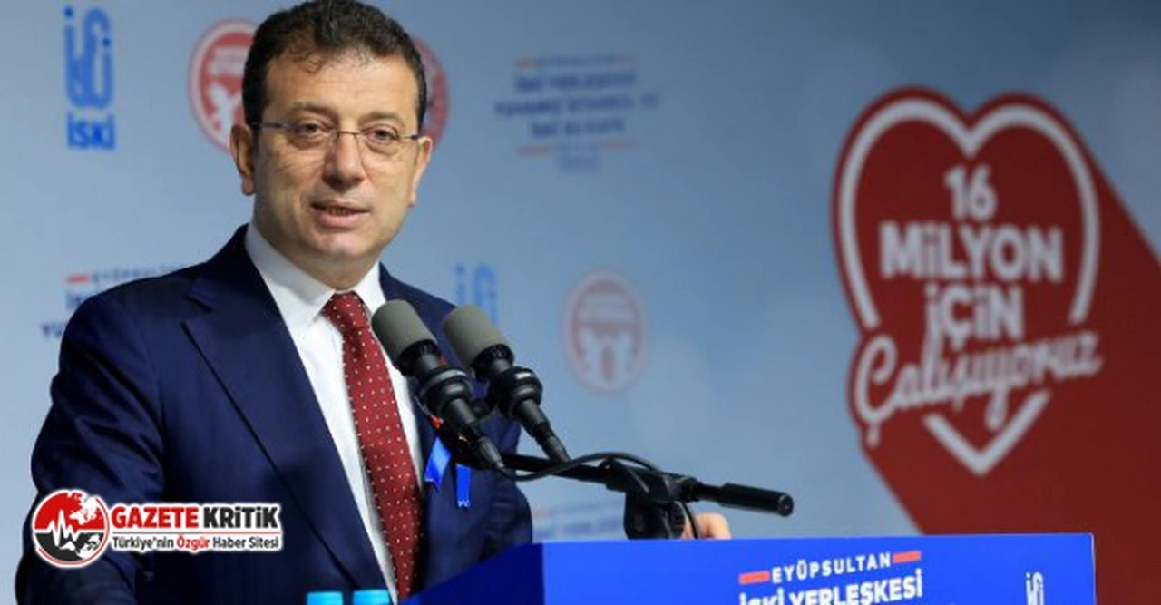 Ekrem İmamoğlu:"Bana verilen ceza hükümetin İstanbul’u kaybederek yaşadığı büyük travmadan kaynaklanıyor"