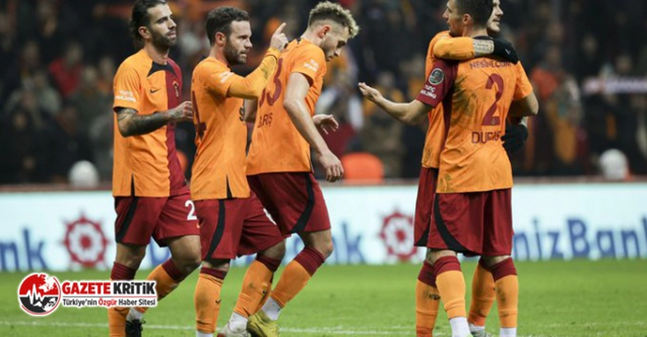 Galatasaray Hatayspor maçını 4-0 kazanarak liderliğini korudu