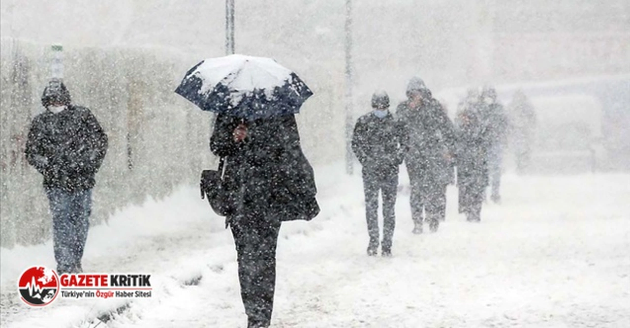 Meteoroloji'den 16 il için yoğun kar yağışı uyarısı