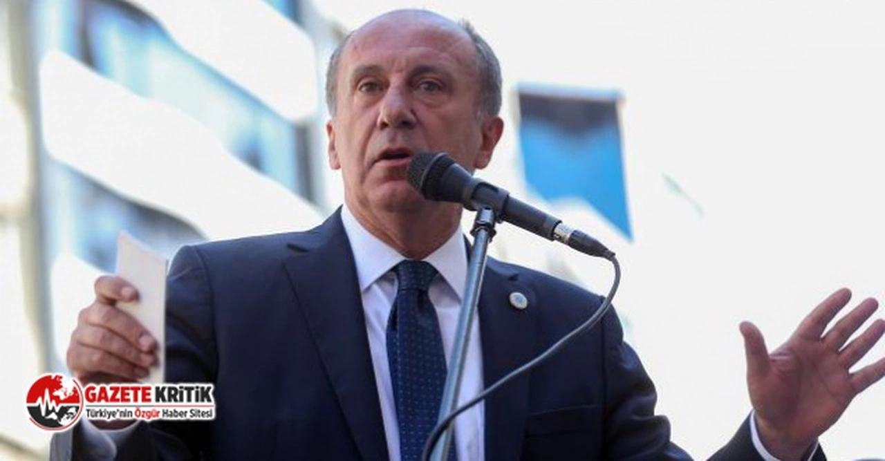 Muharrem İnce: Altılı Masa'nın açıklamalarını tedirginlikle izliyorum