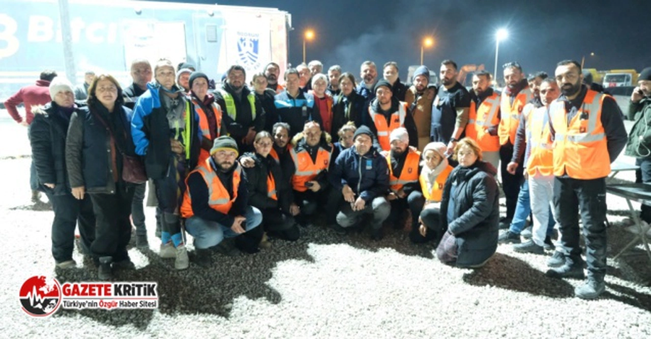 Bodrum Belediye Başkanı Ahmet Aras ve Bodrumlular deprem bölgesi için seferber oldu